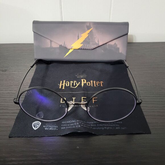 Harry Potter Eyeglasses Chosen One Diff Eyewear WB Official Merch Round Cosplay - Picture 3 of 16